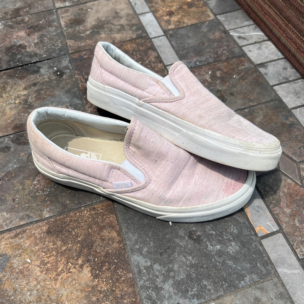 Blush pink Vans